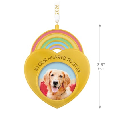 In Our Hearts to Stay 2026 Photo Frame Ornament