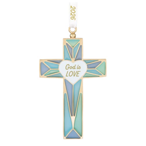 God is Love 2026 Metal Ornament