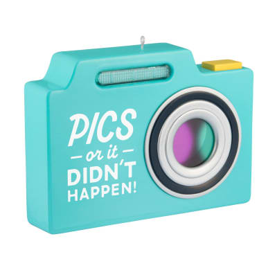 Pics or It Didn't Happen 2026 Photo Frame Ornament