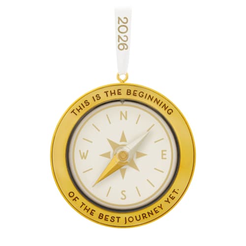 The Best Journey 2026 Metal Ornament