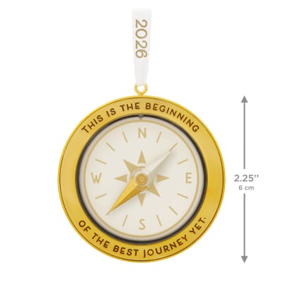 The Best Journey 2026 Metal Ornament