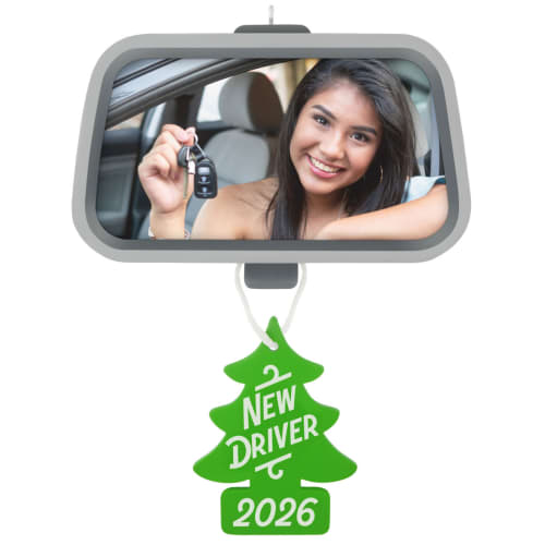 New Driver 2026 Photo Frame Ornament