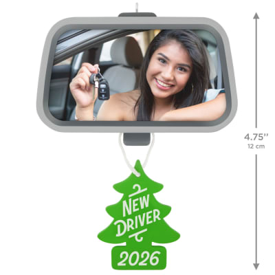 New Driver 2026 Photo Frame Ornament