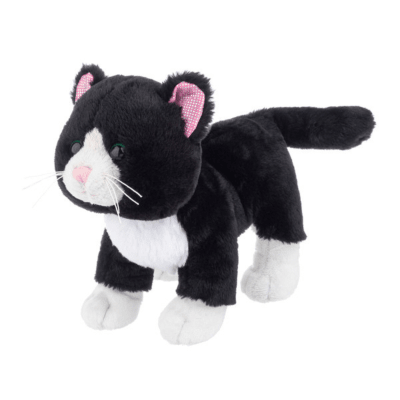 Webkinz Black and White Cat Plush