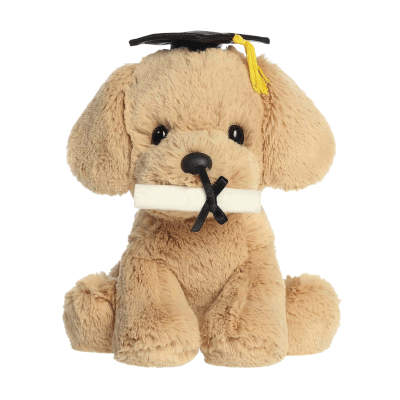 Aurora® Graduation Retriever Pup Plush