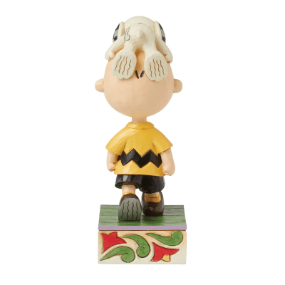 Jim Shore | Peanuts® Snoopy on Charlie Brown's Head Figurine