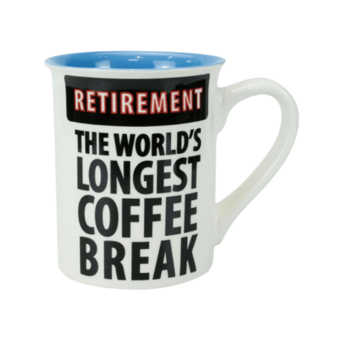 Retirement 'Longest Coffee Break' Mug