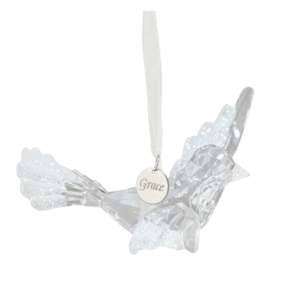 Live Simply Dove Acrylic Ornament