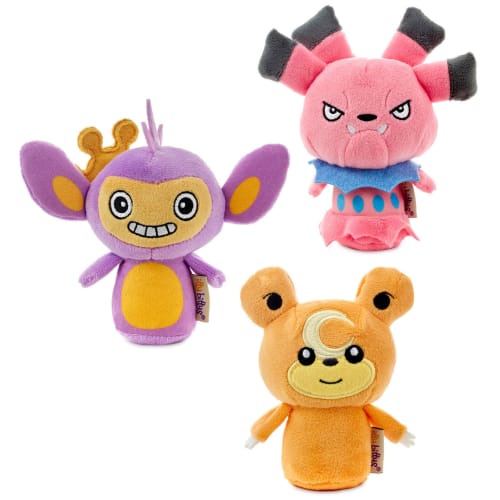itty bittys® Pokémon Snubbull, Teddiursa and Aipom Plush, Set of 3