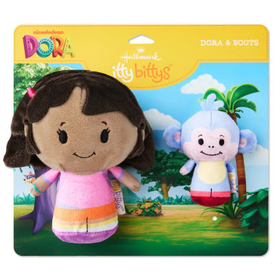 itty bittys® Nickelodeon Dora the Explorer and Boots Plush, Set of 2
