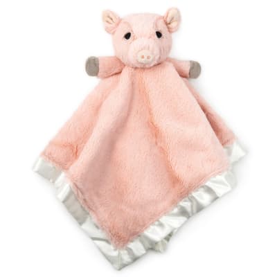 Pink Piglet Lovey Blanket