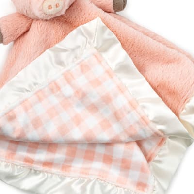 Pink Piglet Lovey Blanket