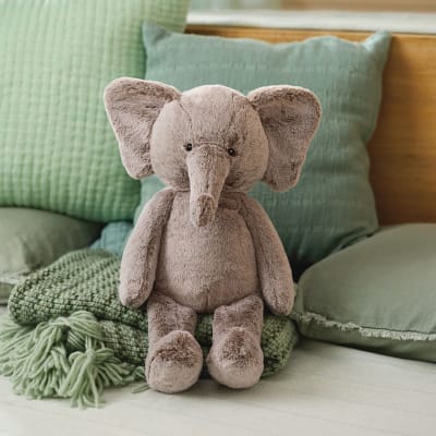 Gray Elephant Plush