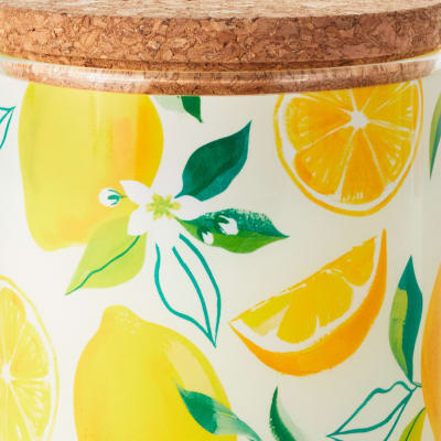 Meyer Lemon and Lemon Zest Scented 2-Wick Jar Candle