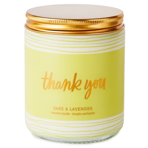 Thank You Scented Single-Wick Jar Candle
