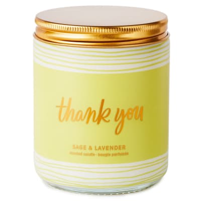 Thank You Scented Single-Wick Jar Candle