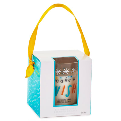 Make a Wish Birthday Cake Jar Candle