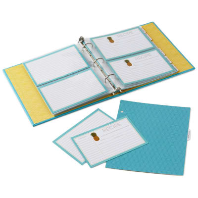 Pineapple Recipe Organizer Book