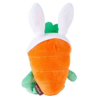 Carrot Wearing Bunny Ears Easter Plush Toy