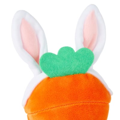 Carrot Wearing Bunny Ears Easter Plush Toy