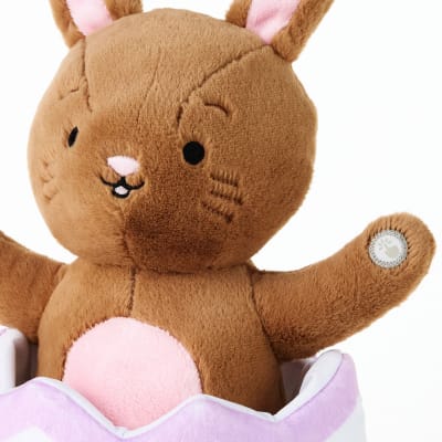 Excited for Eggs Bunny Plush With Sound and Motion