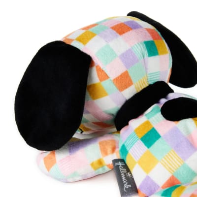 Peanuts® Pastel Patchwork Floppy Snoopy Plush