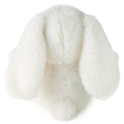 White Bunny With Patchwork Ears Easter Plush