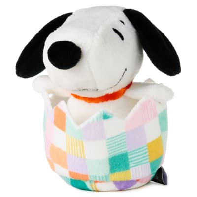Peanuts® Snoopy in Egg Zip-Along Plush Toy