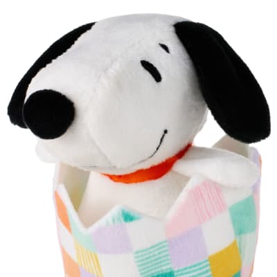Peanuts® Snoopy in Egg Zip-Along Plush Toy