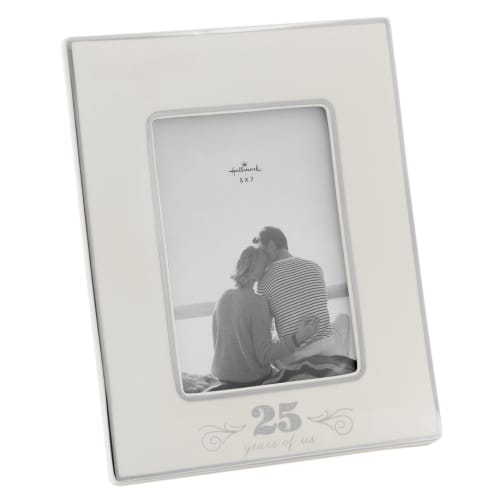 25 Years of Us Silver Anniversary Picture Frame, 5x7