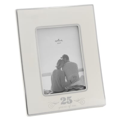 25 Years of Us Silver Anniversary Picture Frame, 5x7
