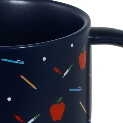 School Supplies Navy Teacher Mug