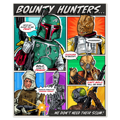 Star Wars™ Bounty Hunters Throw Blanket