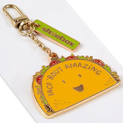 Taco 'Bout Amazing Taco Charm Keychain