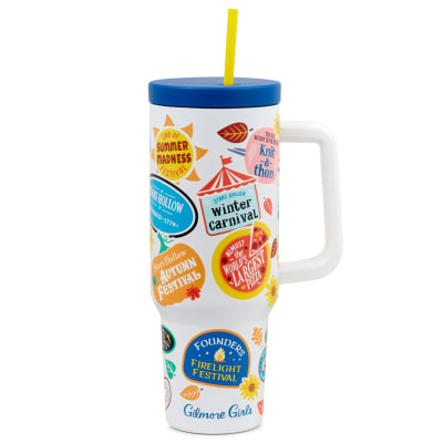Gilmore Girls Stars Hollow Town Festivals Insulated Travel Cup