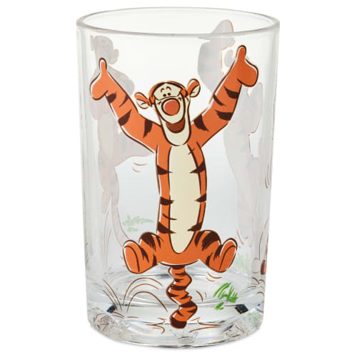Disney Winnie the Pooh Bouncing Tigger Collectible Drinking Glass