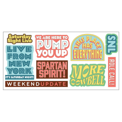 SNL Best of SNL Slogans Collectible Drinking Glass
