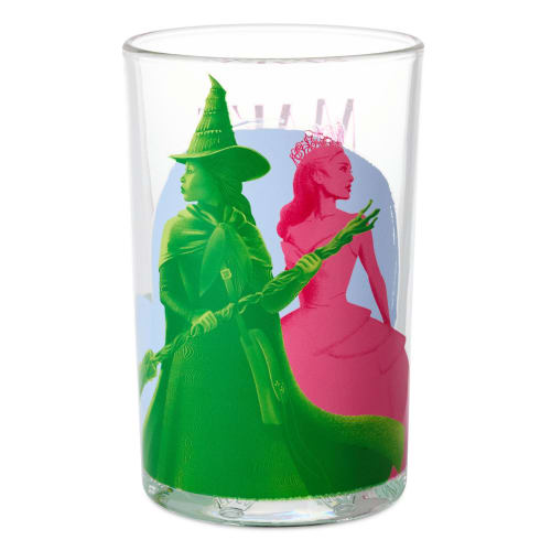 Wicked Elphaba and Glinda Collectible Drinking Glass
