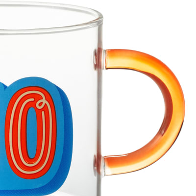 Glass 50th Birthday Mug