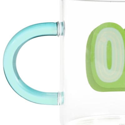 Glass 80th Birthday Mug