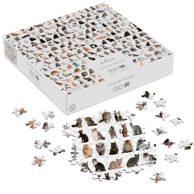 Cats on Parade 550-Piece Jigsaw Puzzle