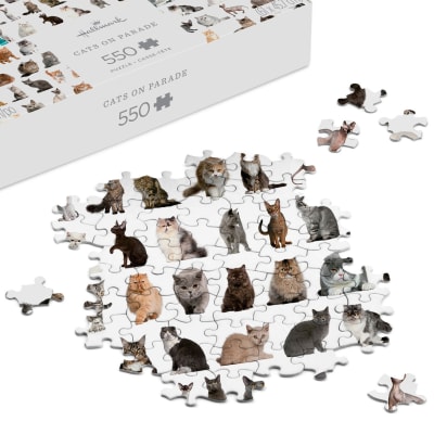 Cats on Parade 550-Piece Jigsaw Puzzle
