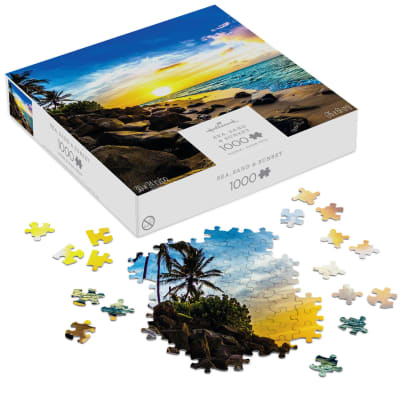 Sea, Sand and Sunset 1000-Piece Jigsaw Puzzle