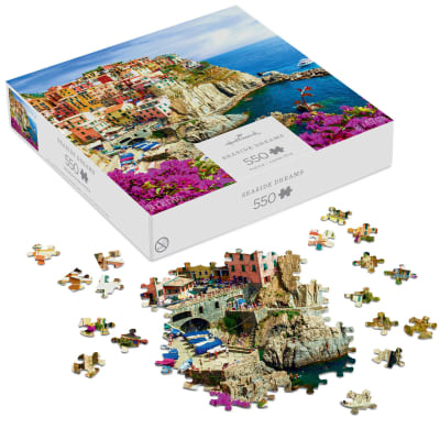 Seaside Dreams Italian Coast 550-Piece Jigsaw Puzzle