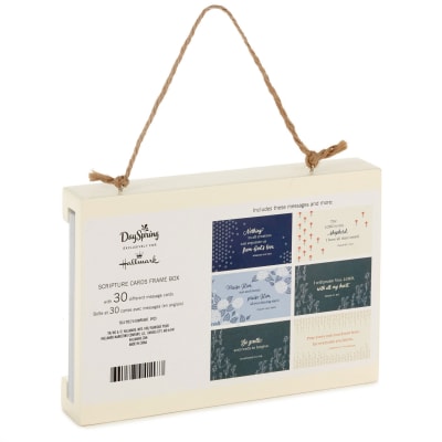 DaySpring Words to Live By Scripture Cards in Frame, Set of 30