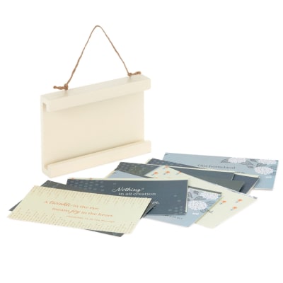 DaySpring Words to Live By Scripture Cards in Frame, Set of 30