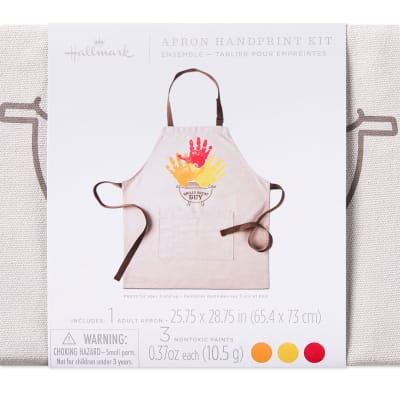 Grilly Great Guy Adult Apron Handprint Kit