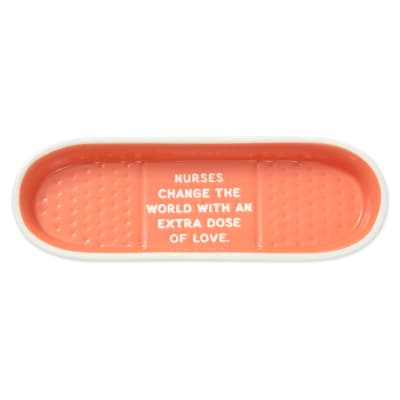 Nurses Coral Bandage-Shaped Trinket Dish