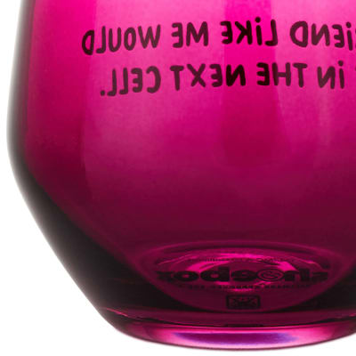 A Friend Like Me Funny Stemless Wine Glass