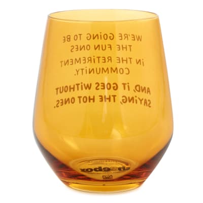 The Hot Ones Funny Stemless Wine Glass